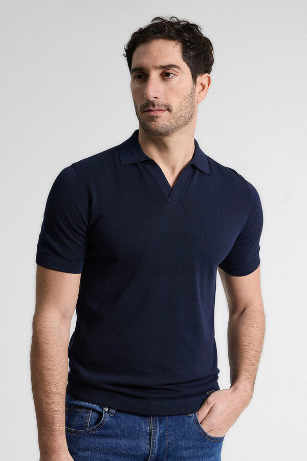 PuroEGO Malha polo Azul