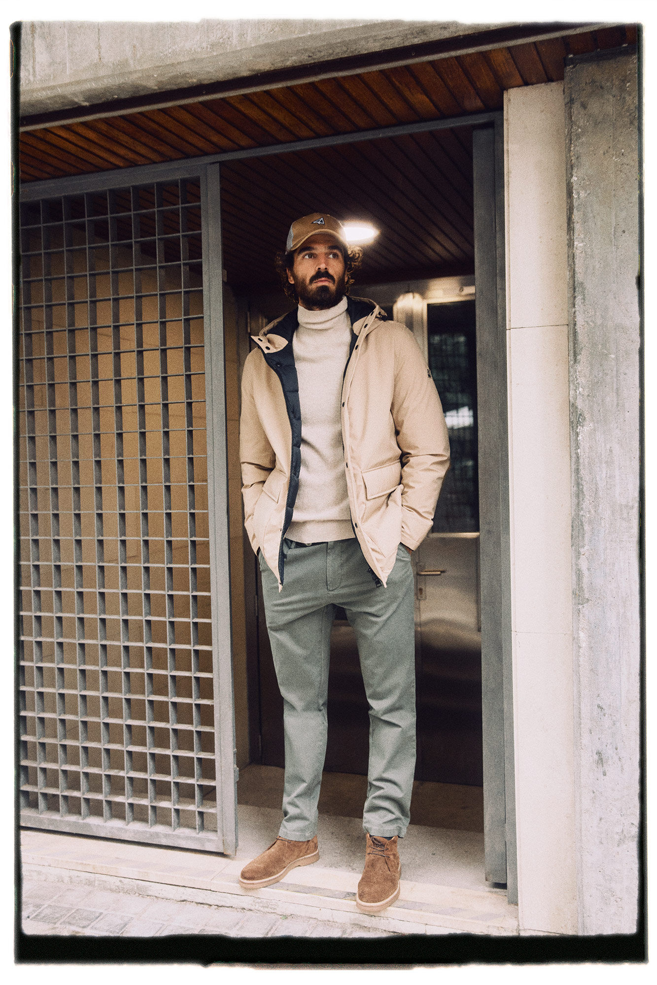 OOTO Chaqueta acolchada cremallera