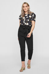 Vero Moda Curve Pantal&oacute;n paperbag Negro