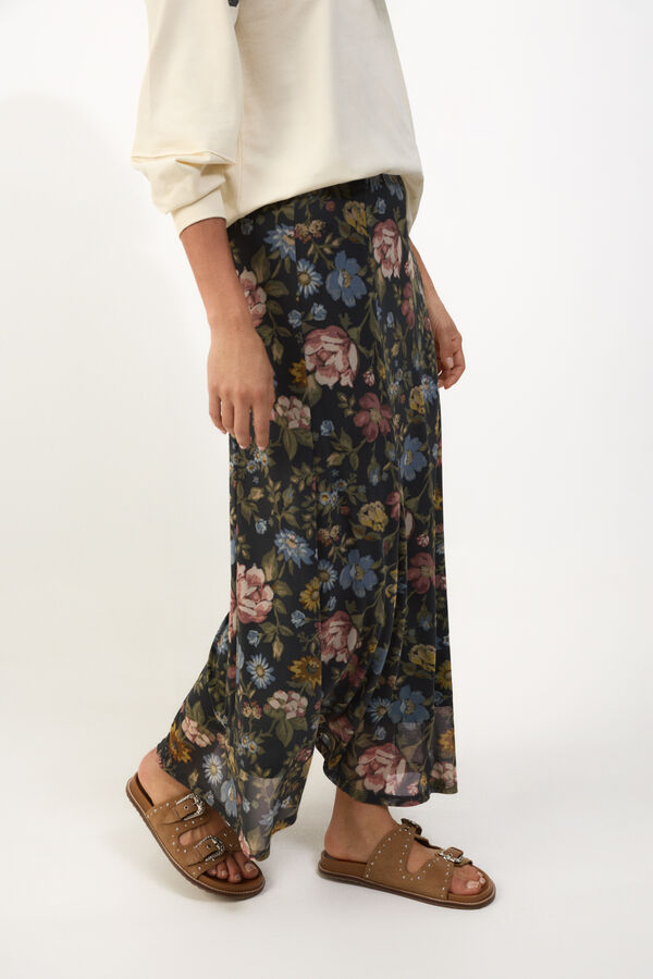 Slowlove Falda de tul el&aacute;stico Multicolorido