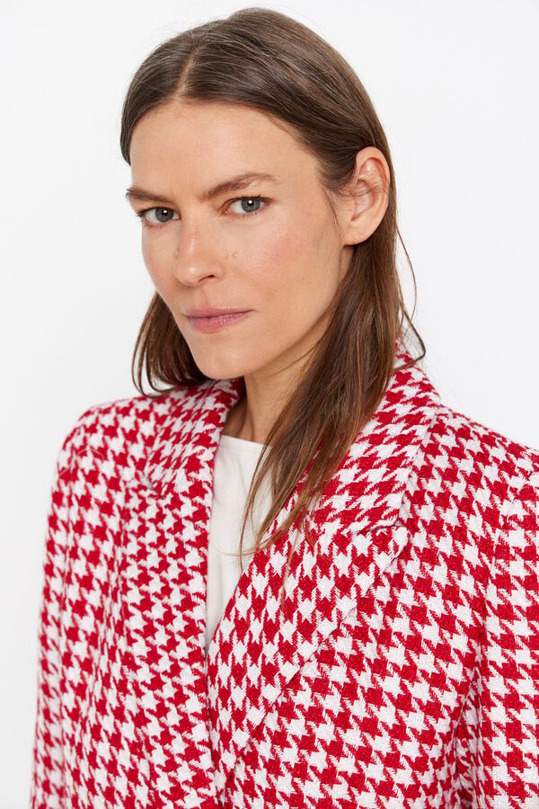 Cortefiel Blazer comprido pied-de-poule Granada