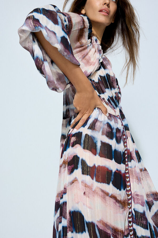 Slowlove Vestido largo estampado Multicolor