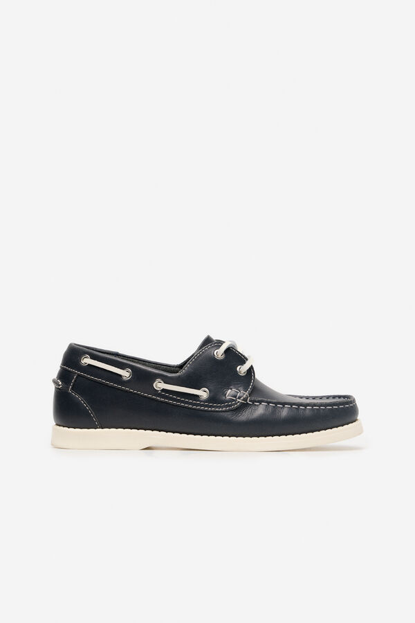 Cortefiel Sapato n&aacute;utico Azul