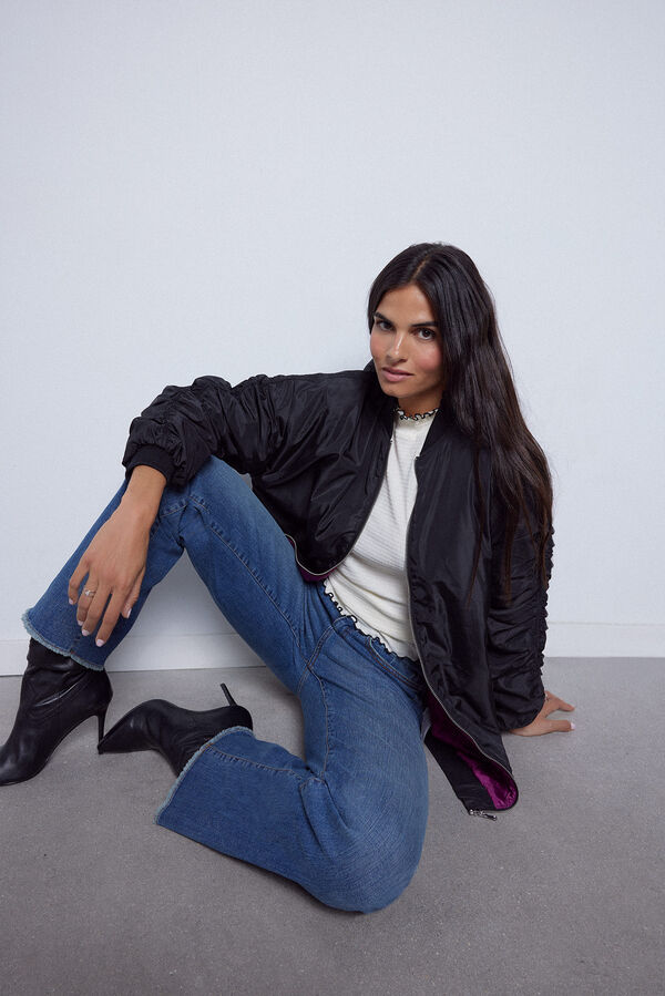 Slowlove Bomber oversize Negro