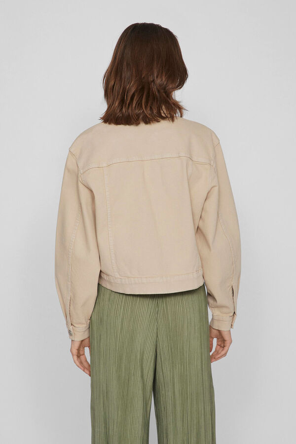 Vila Chaqueta corta vaquera Gris