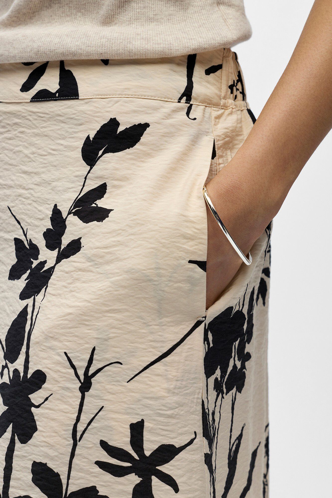 Object Saia midi estampada
