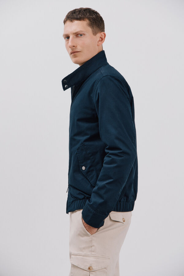 Cortefiel Blus&atilde;o algod&atilde;o Azul