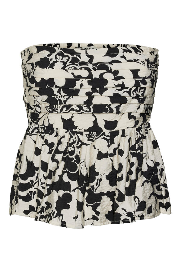 Vero Moda Top com decote caicai Cinzento