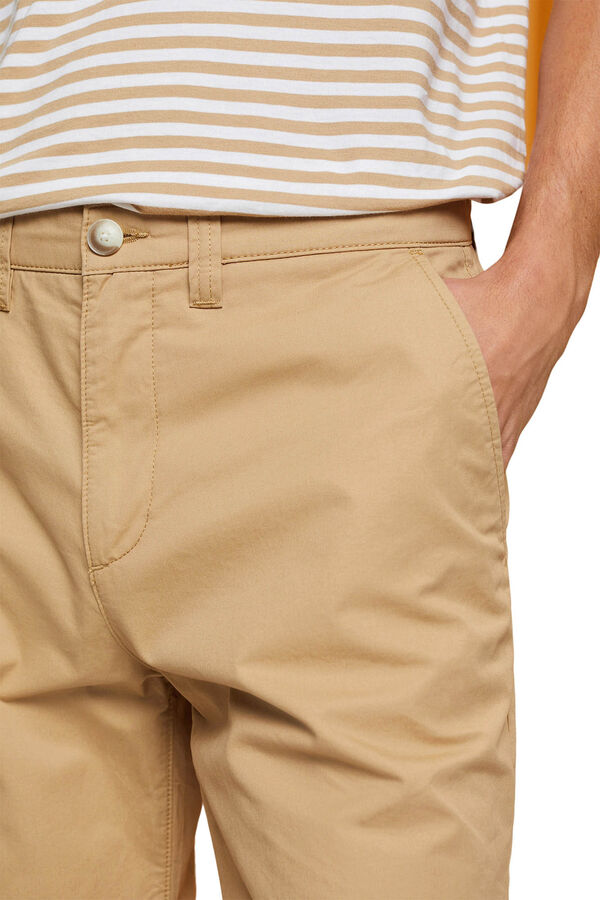 Esprit Chino bermuda 100% algodón sostenible Tostado