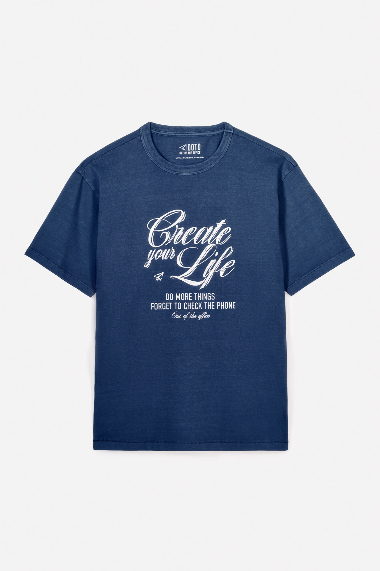 OOTO Camiseta gr&aacute;fica lavada OOTO