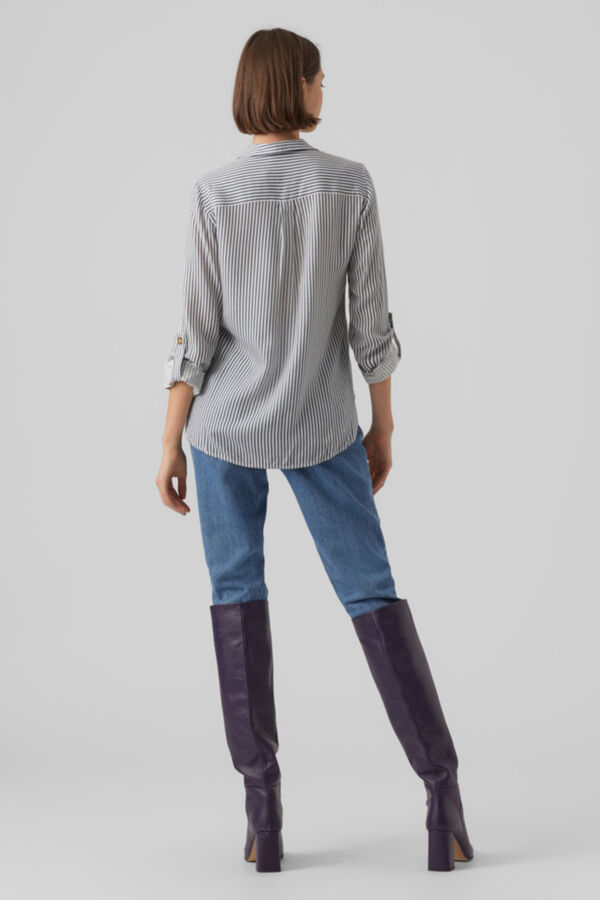 Vero Moda Camisa de riscas Azul