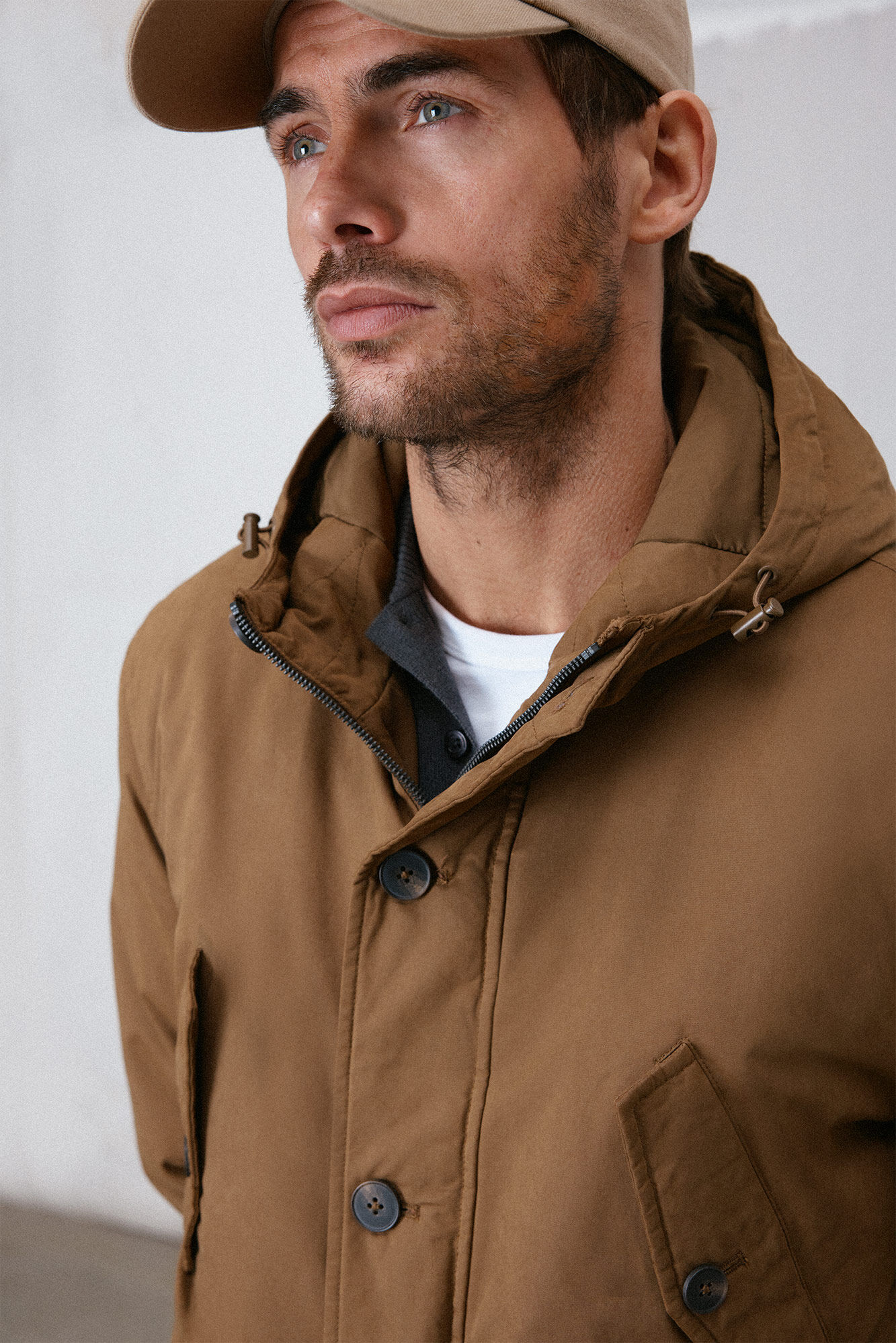 OOTO Parka impermeable capucha
