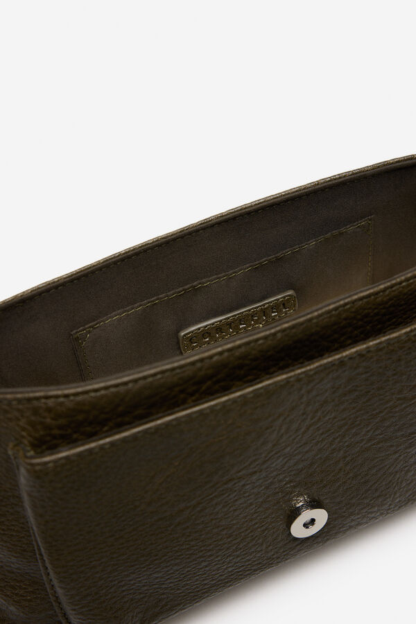 Cortefiel Bolso solapa cadenas Gris