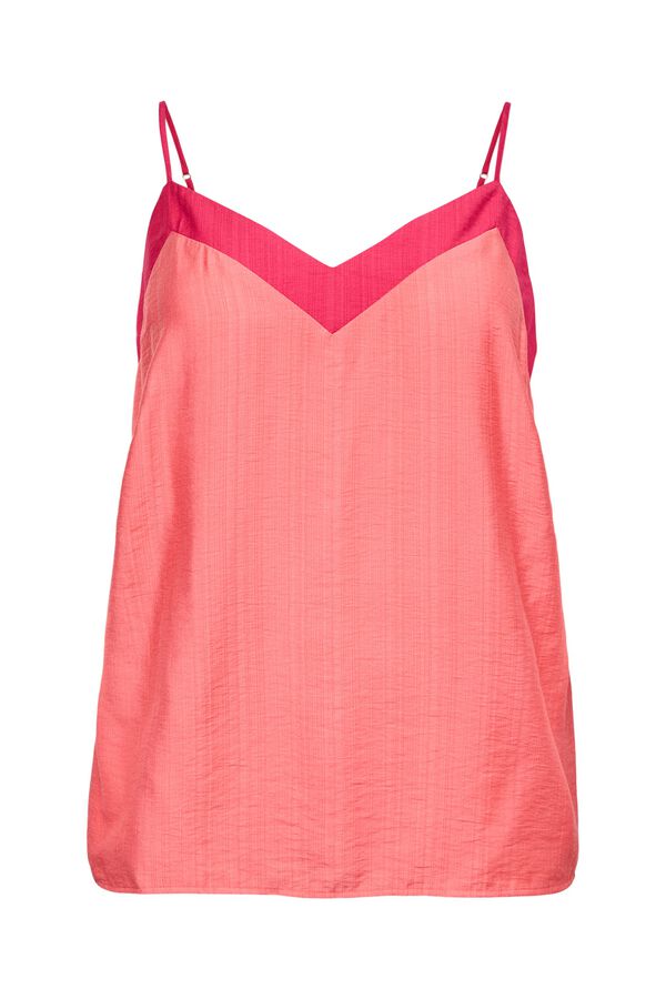 Vero Moda Curve Top de al&ccedil;as tamanho grande Vermelho