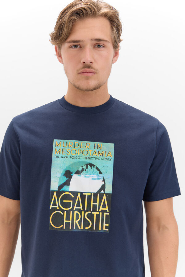 Cortefiel camiseta agatha christie&reg;  Azul