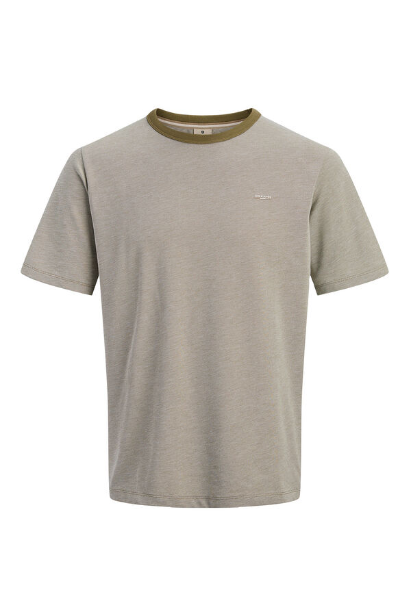 Jack & Jones T-shirt b&aacute;sica manga curta Verde