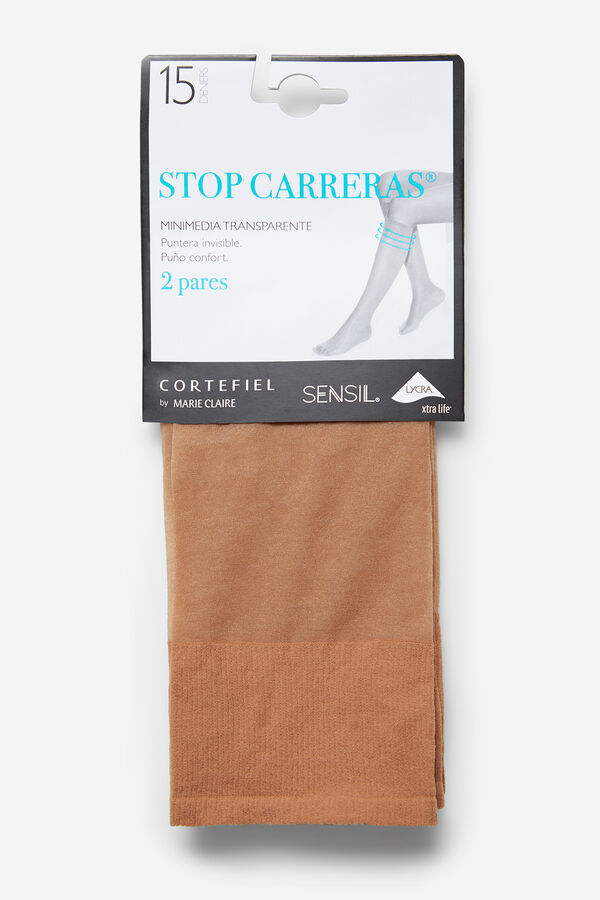 Cortefiel Minimedia Stop Carreras 15D 2 par Beige