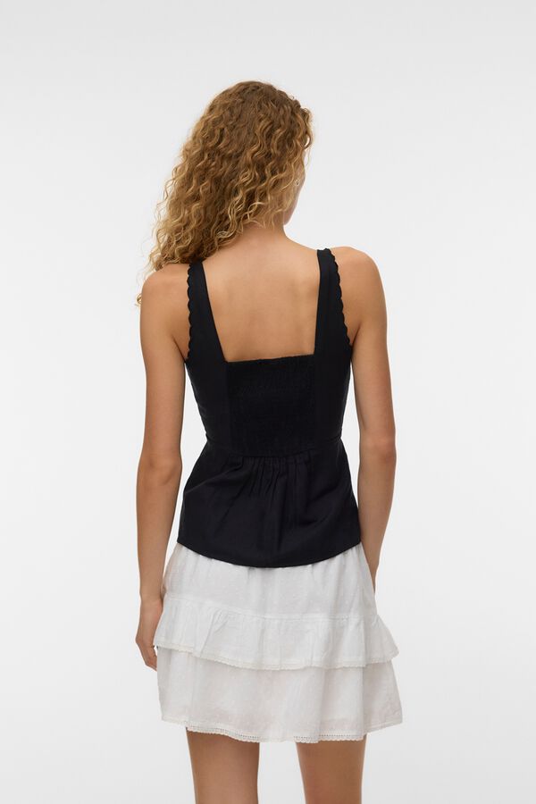Vero Moda Top de al&ccedil;as Preto