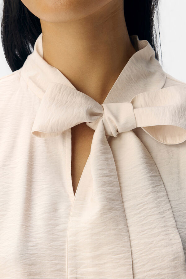 Object Blusa lazo viscosa Blanco