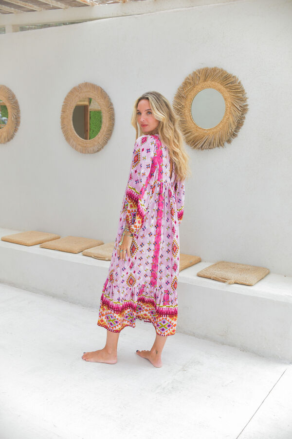 Jaase Vestido midi Camille Subiu