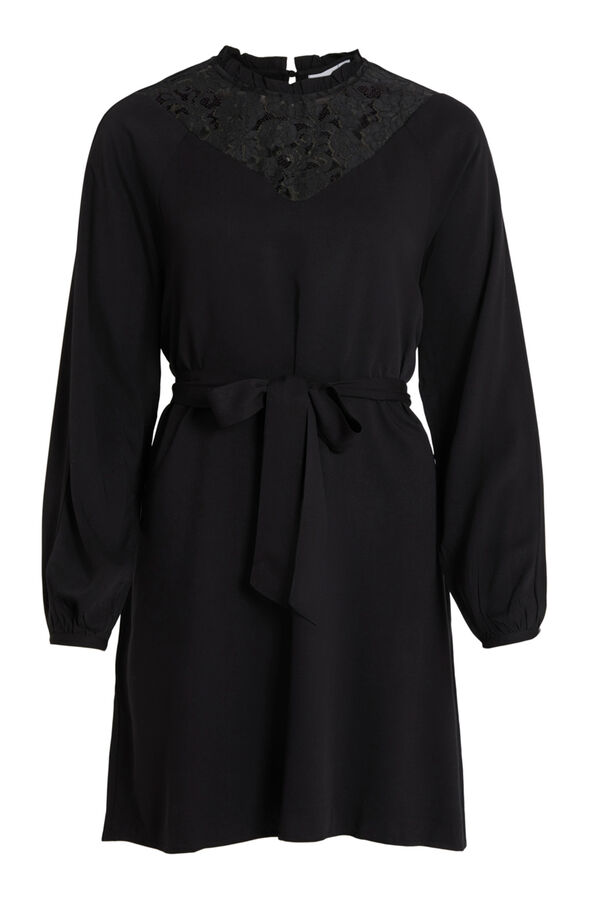 Vila Vestido encaje Negro