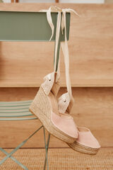 Pol&iacute;n Et Moi Alpercata com cunha em cor-de-rosa Subiu