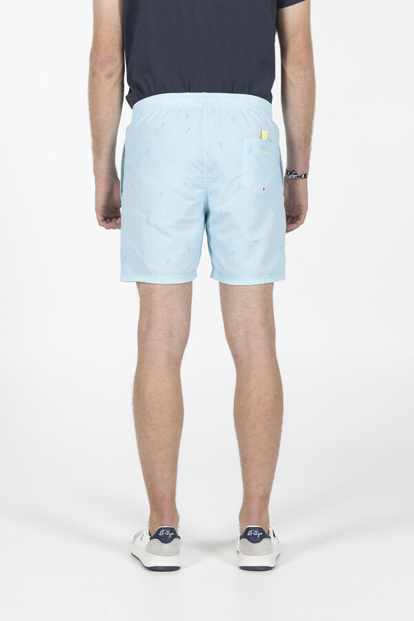 elPulpo Ba&ntilde;ador lavado estampado new all over Azul