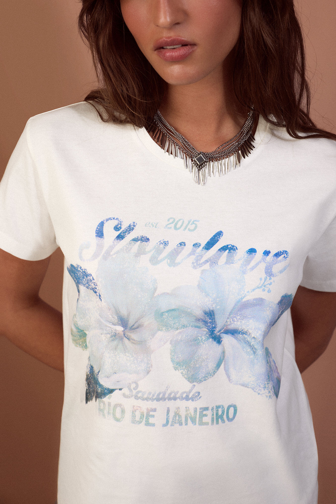 Slowlove T-shirt estampada