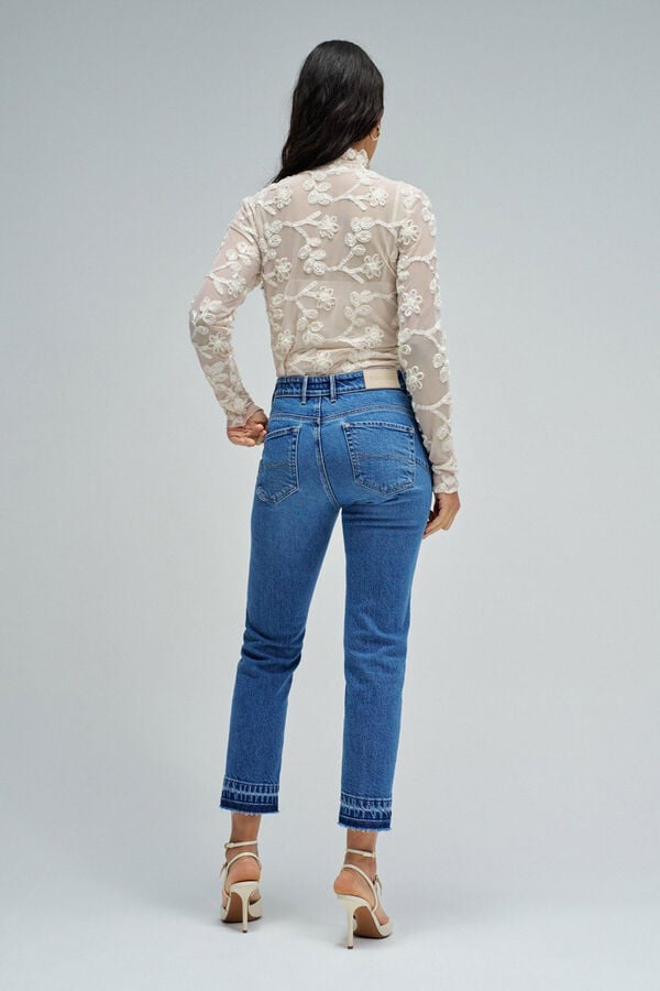 Salsa Jeans Jeans faith push up cropped slim Azul