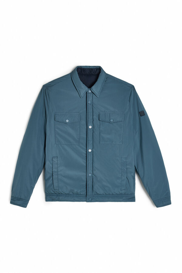 OOTO Blusão reversível Azul