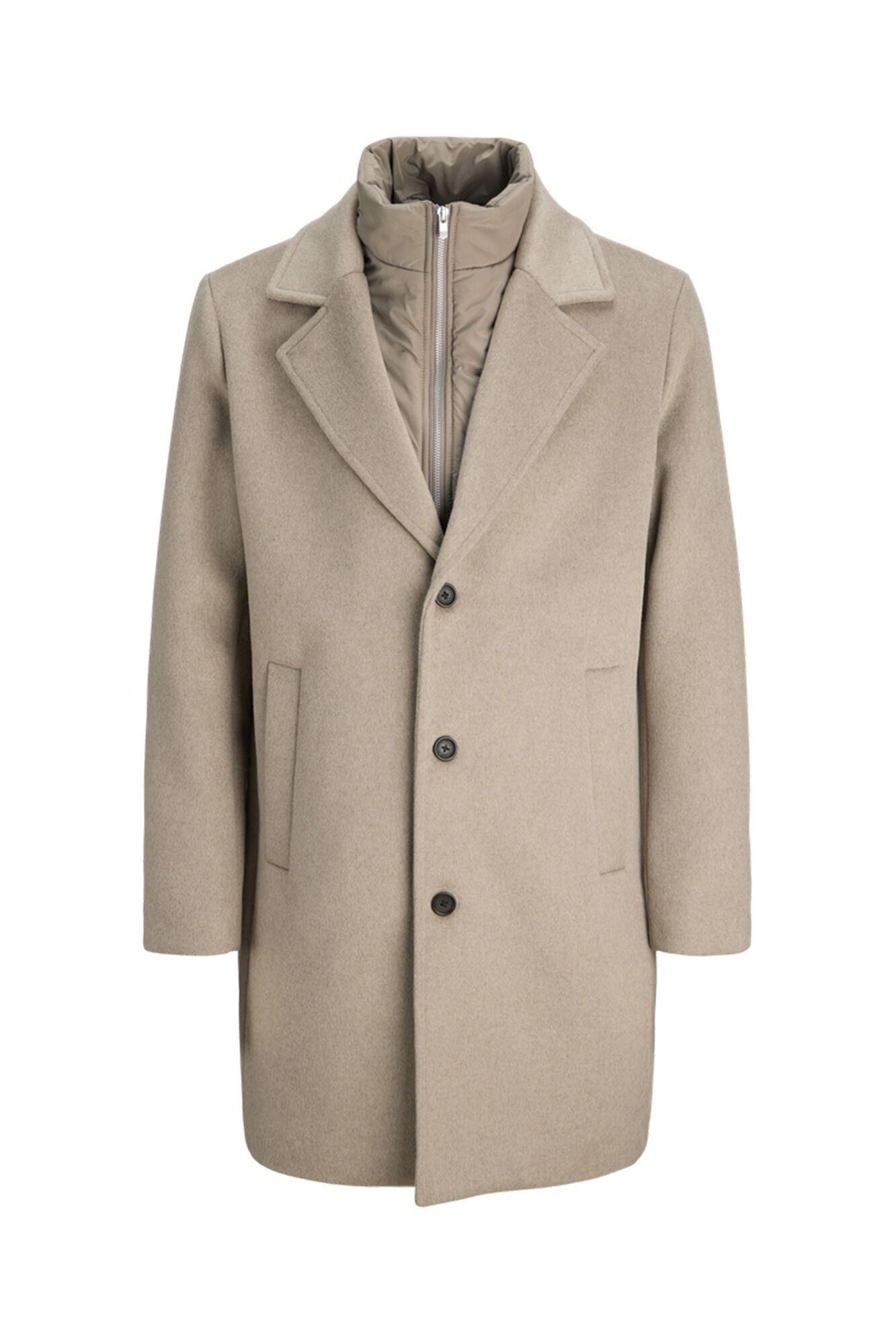Jack & Jones Sobretudo longo com fecho combinado