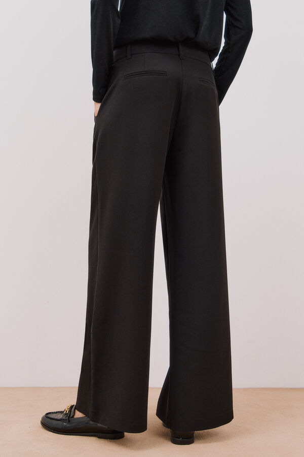 Cortefiel Pantal&oacute;n de vestir negro Negro