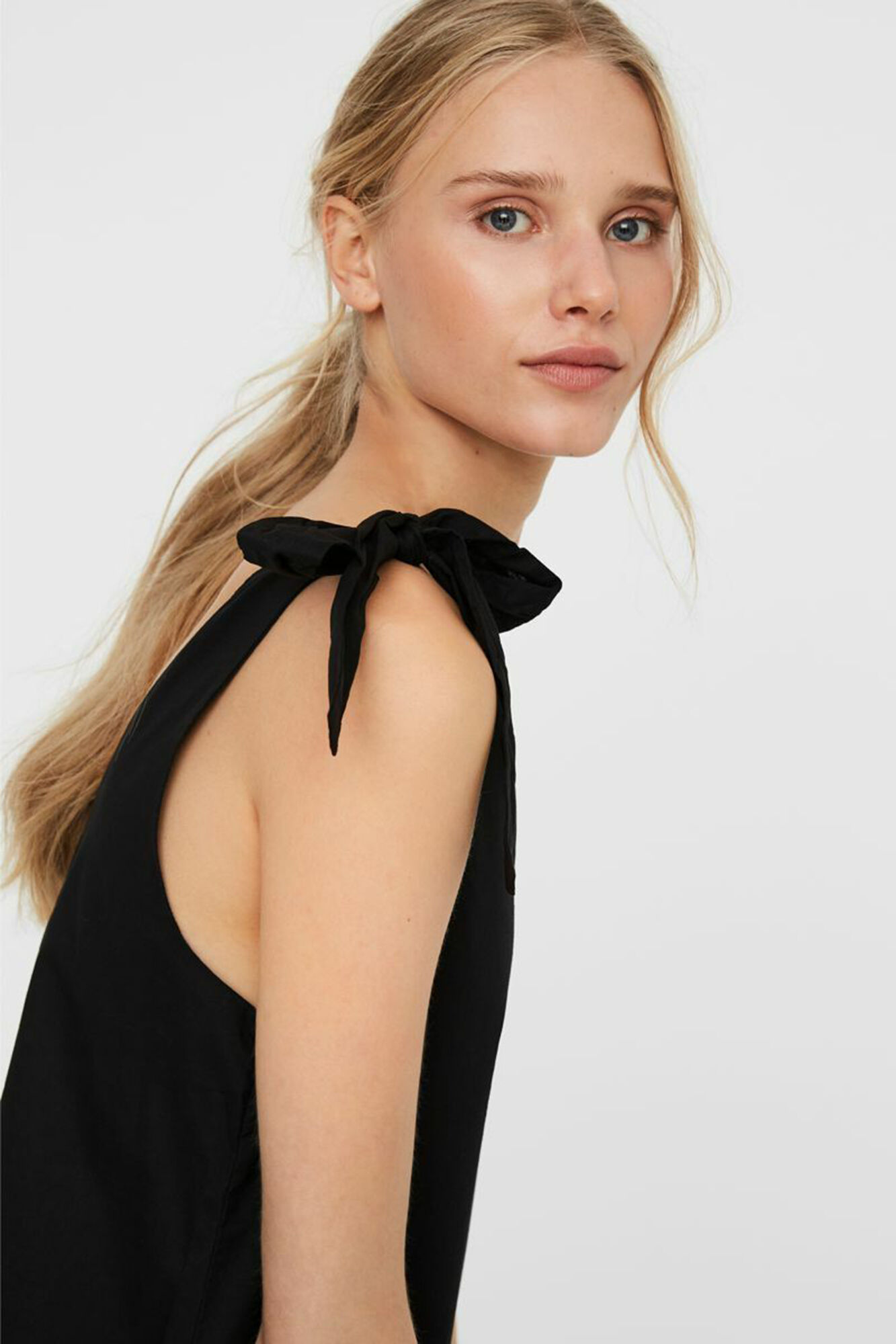 Vero Moda Vestido midi fluido algod&oacute;n