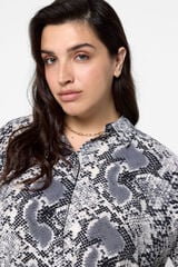 Vero Moda Curve Camisa de manga comprida (tamanho grande) Cinzento