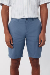 Cortefiel Bermuda chino regular ligero Azul