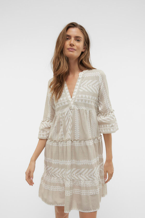 Vero Moda Vestido curto algodão Cinzento