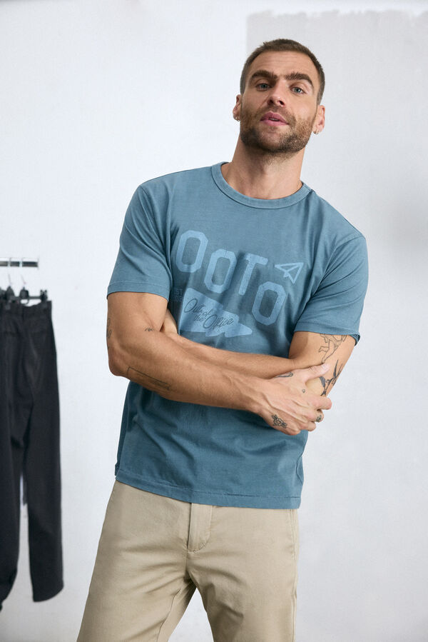 OOTO Camiseta gráfica logo OOTO Azul