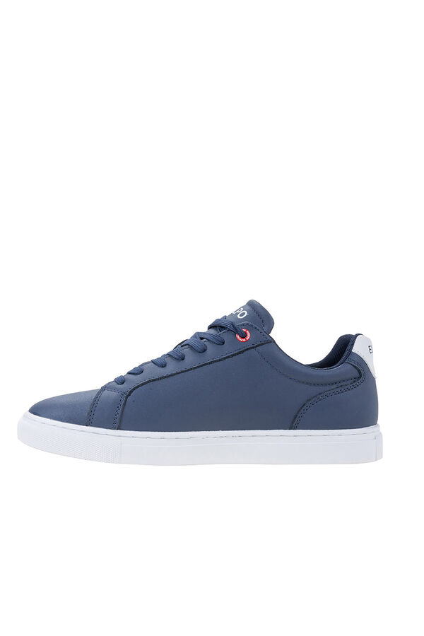 elPulpo Zapatilla casual bandera lateral Azul marino
