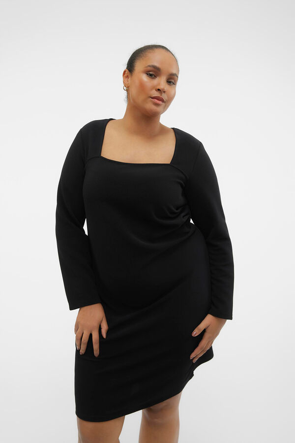 Vero Moda Curve Vestido corto talla grande Negro
