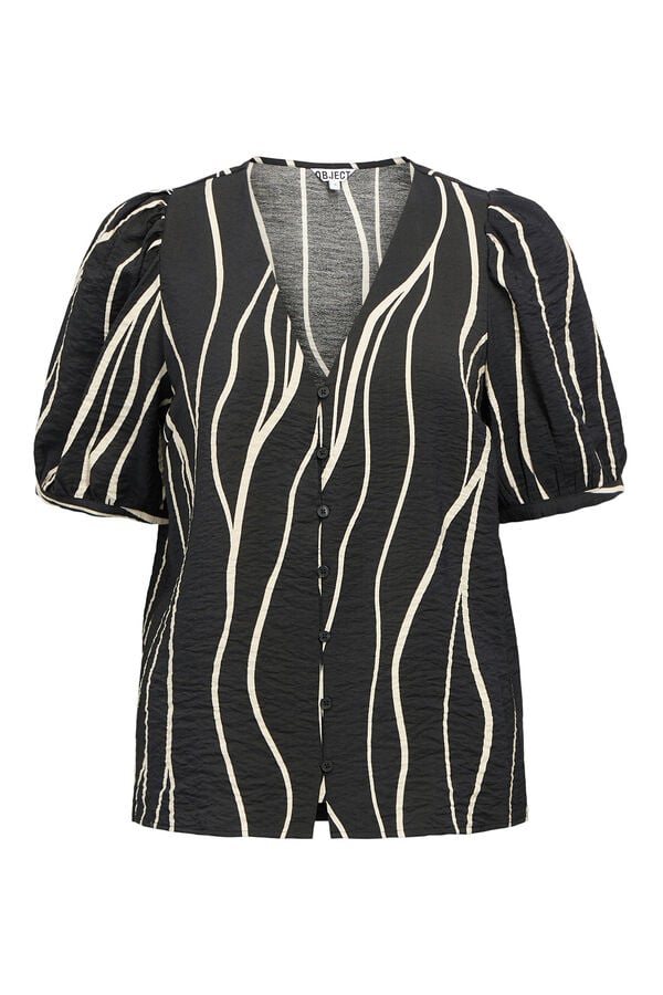 Object Blusa estampada Negro