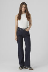 Vero Moda Pantal&oacute;n vaquero ancho Azul marino