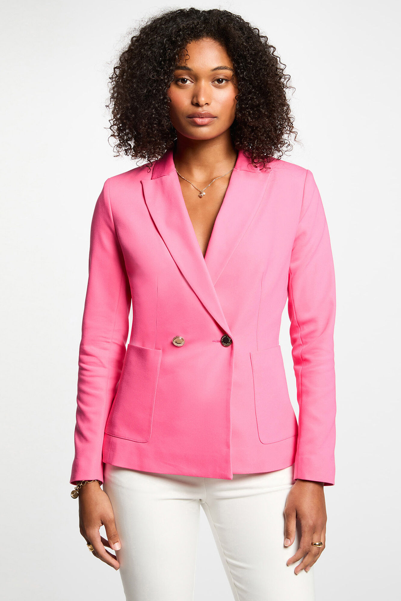 Morgan Blazer slim fit com bot&otilde;es