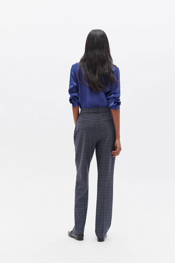 Caroll Camisa 100% seda Azul