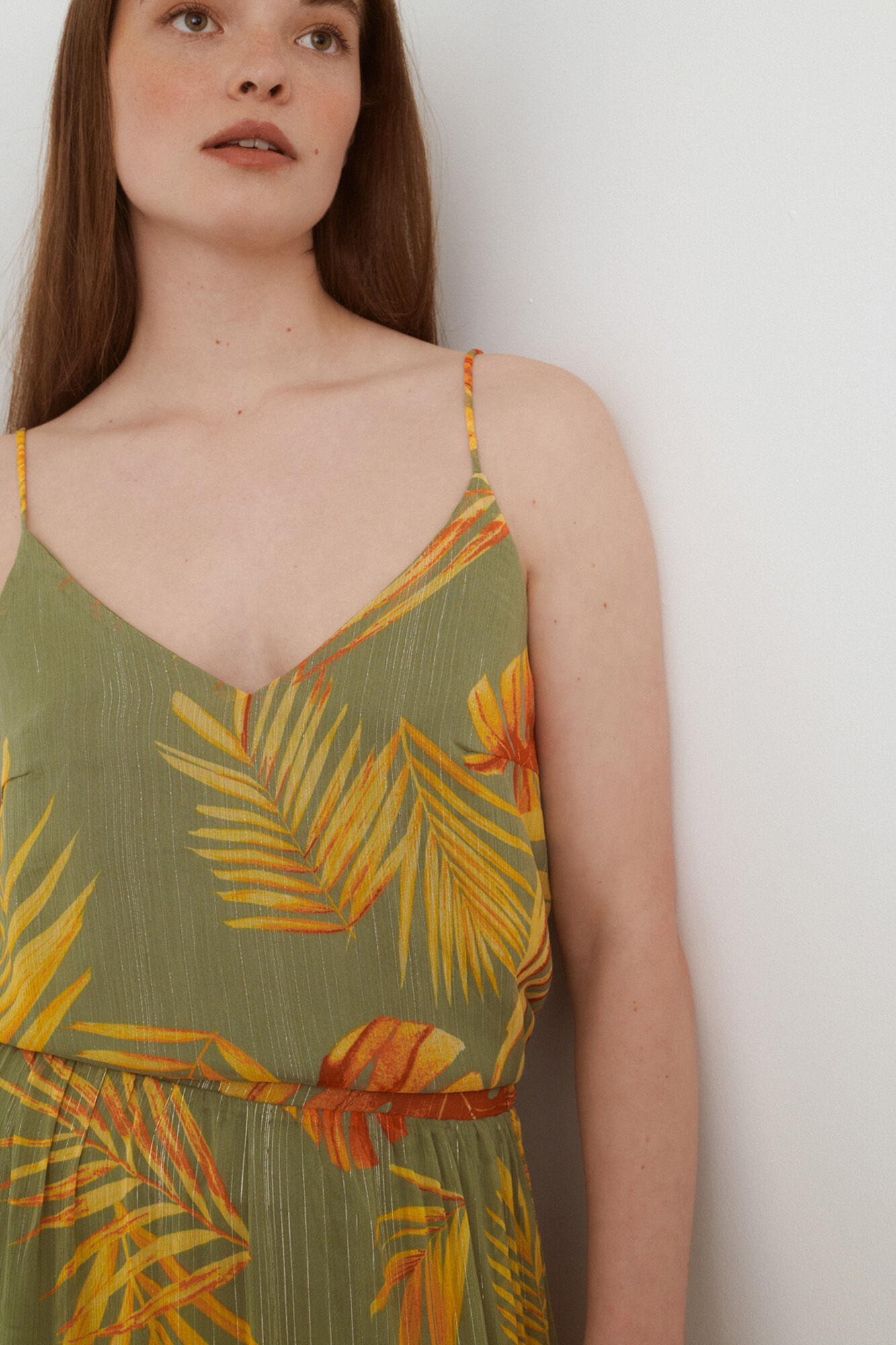 Vila Top de tirantes estampado