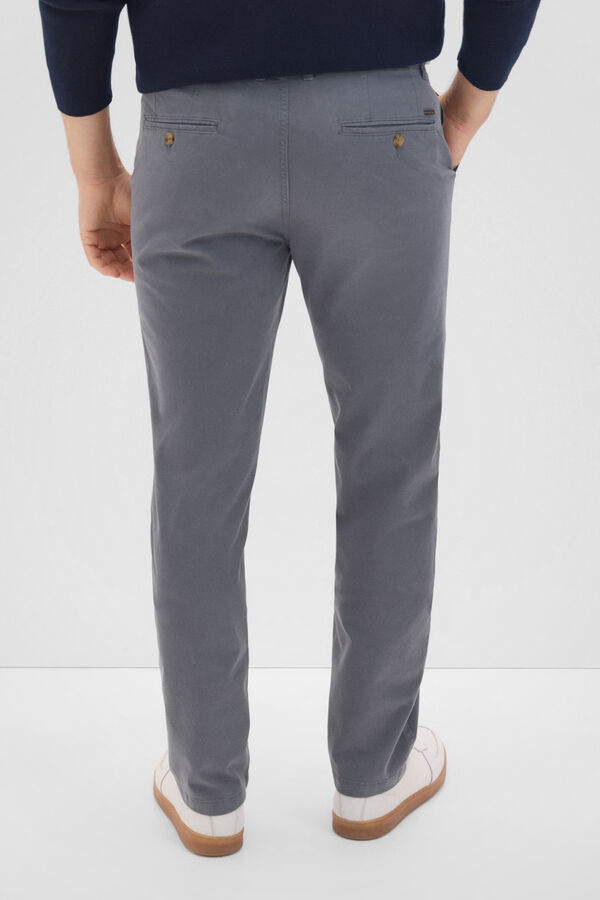Cortefiel Pantal&oacute;n chino regular fit Gris