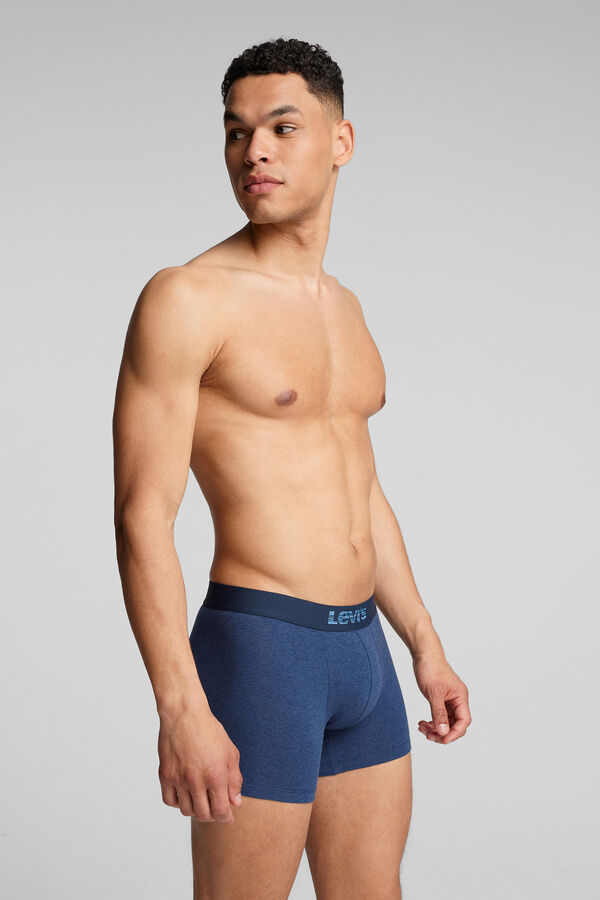 Levi's Caja de 3 calzoncillos b&oacute;xer de algod&oacute;n Levi's Azul marino
