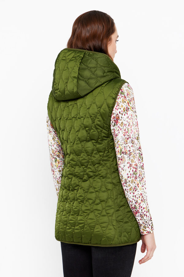 Cortefiel Colete ultraleve water repellent Verde