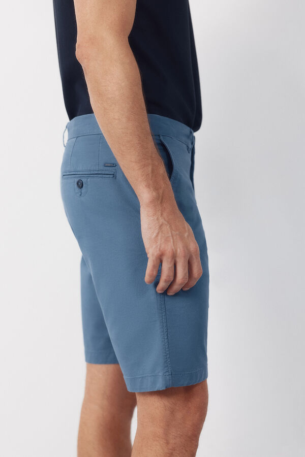 Cortefiel Bermuda chino leve Azul