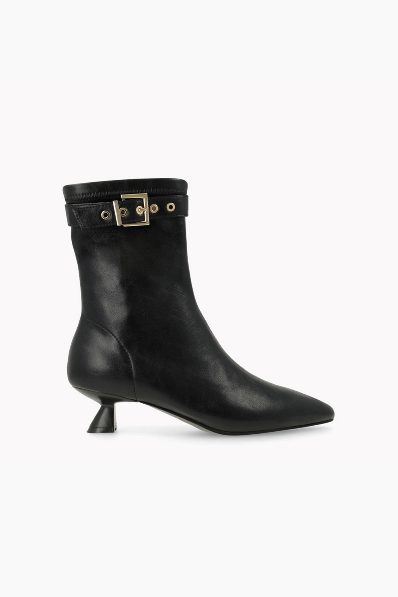 Lodi Botins com efeito de couro e detalhes