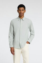Selected Camisa de lino Slim Fit Verde
